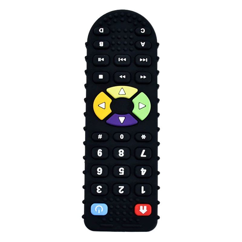 Мягкий силиконовый зубной клей поднимает игрушку новорожденного ребенка успокаивает симулятор пульта дистанционного управления