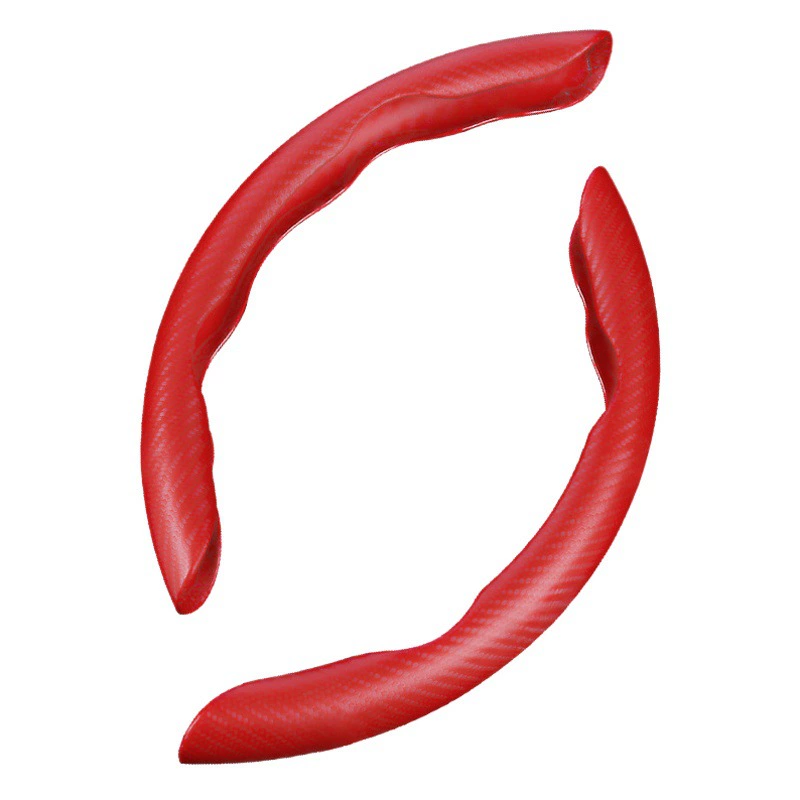 Полупакет из углеродного волокна, держатель для карт D-типа, чехол на руль автомобиля, четырехсезонный, универсальный, противоскользящий, впитывающий пот, чехол на руль автомобиля