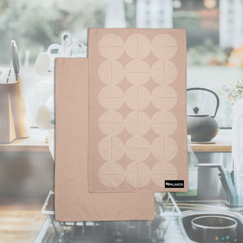 Pineapple Grid Tea Table Rag Thickened Water Absorption Quick Drying DIY Tea Towel Making Not Easy to Shed