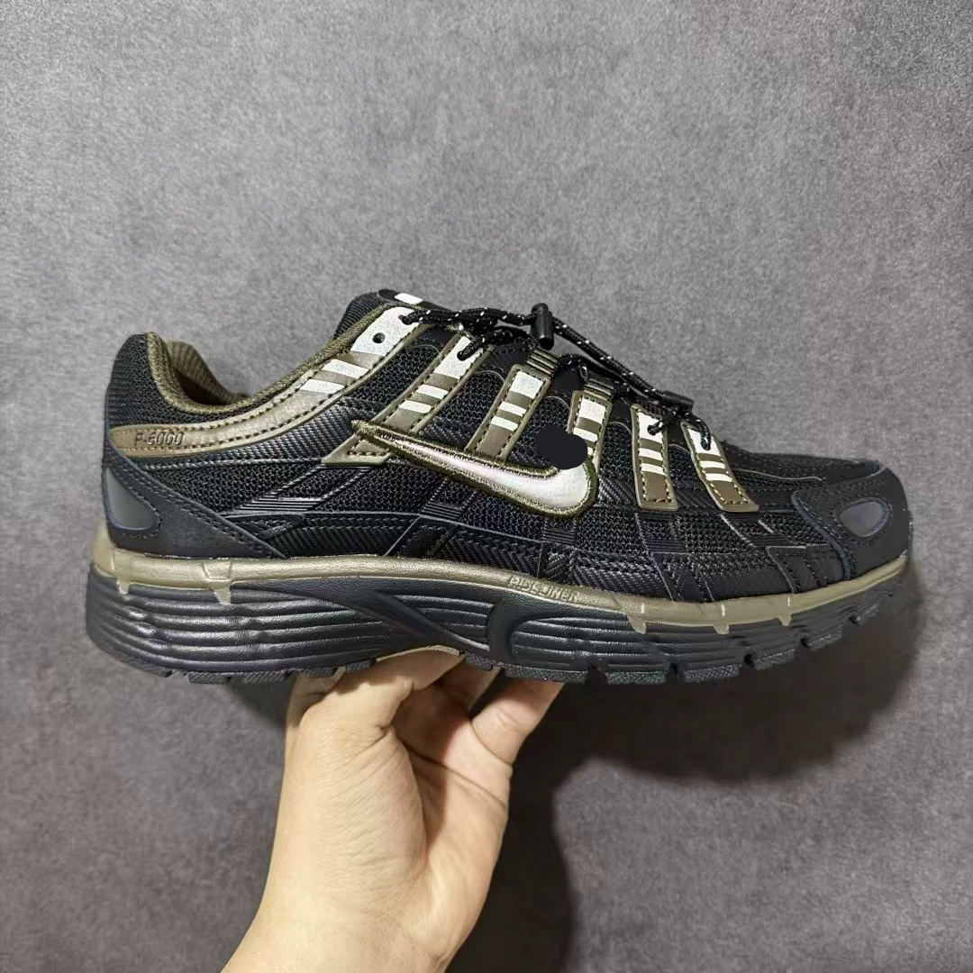 Кроссовки Putian Nike официальные P-6000 мужские и женские спортивные ретро-беговые дышащие кроссовки сетчатая верми Mesh оригинальная коробка оригинальная наклейка