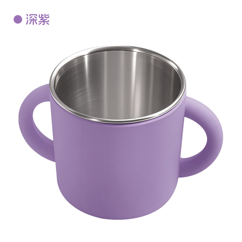 Deep purple (stainless steel double ear cup)