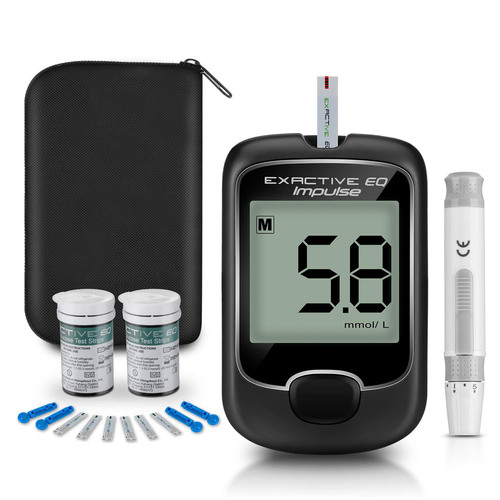 EXACTIVE EQ IMPULSE household export fully automatic high blood sugar meter blood glucose meter with test strips