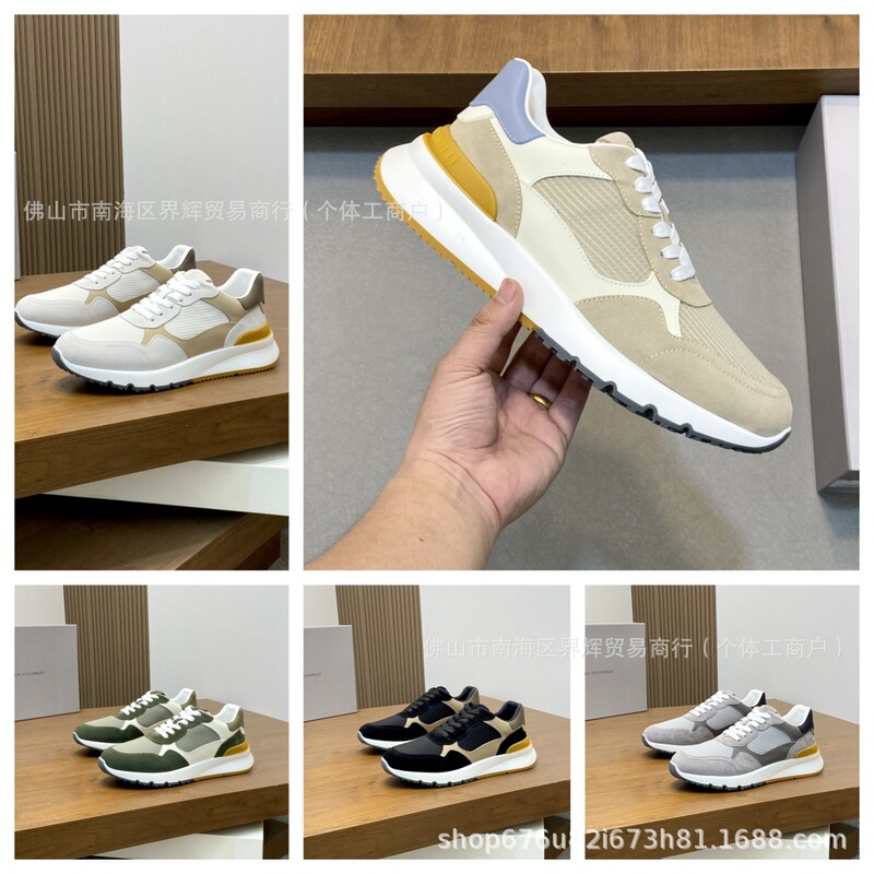 TOP quality 欧洲站拼接舒适低帮鞋新款透气休闲鞋时尚百搭运动鞋|undefined