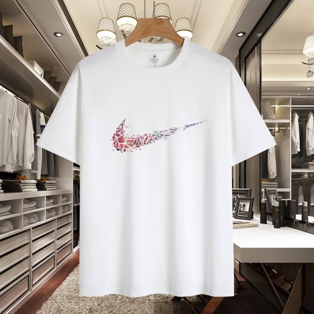 Men's Summer 2024 Short-Sleeve T-Shirt, Fitted Round Neck Basic Top, Breathable Casual Stylish Versatile Quick-Dry Sports Shirt