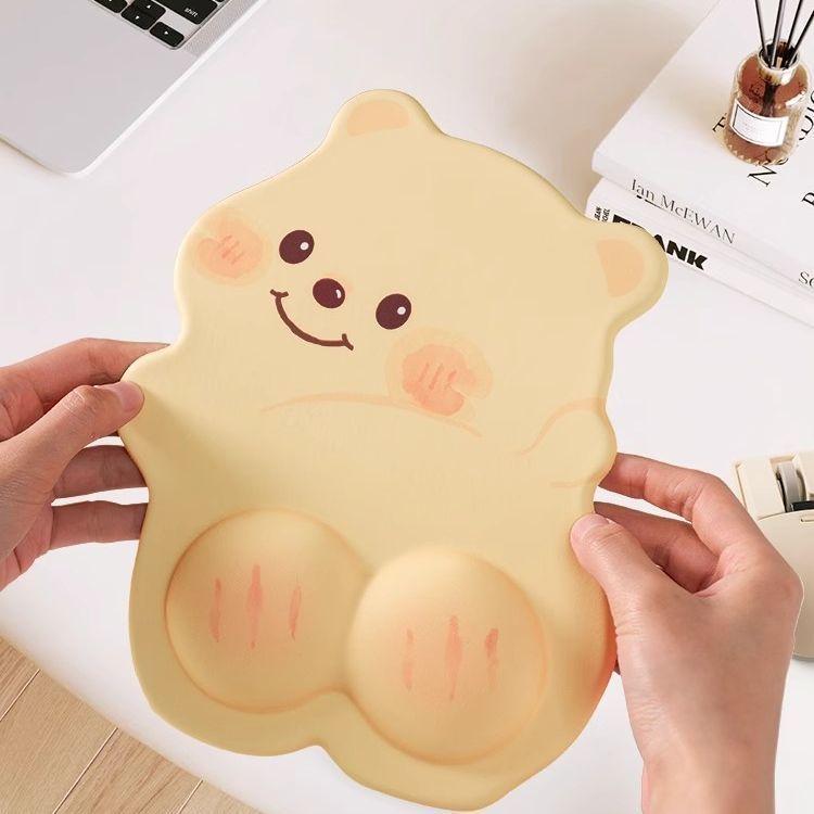 E-deportes oso mouse pad muñeca niñas oficina adorable almohadilla de mesa de alto valor de cara computadora teclado almohadilla muñeca