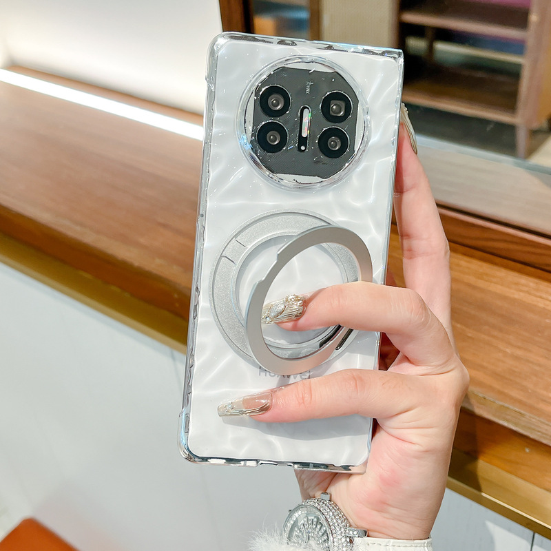 Huawei 社 mate x6 携帯電話ケースに適した新しい透明水の波紋 matex 50% off スタックスクリーンブラケット女性の保護カバー|undefined