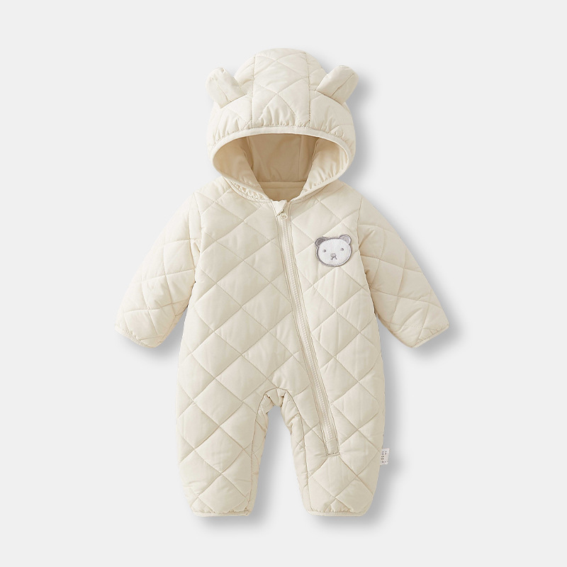 Categoría A ropa de invierno para bebés para hombres y mujeres, monos acolchados, ropa de algodón, ropa para gatear para recién nacidos, ropa de algodón cálida para salir