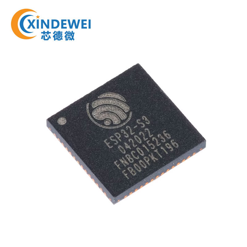 Original Genuine Esp32-S3Fn8 Qfn-56 Wi-Fi+Bluetooth 5.0 8Mb 32-Bit Dual-Core Mcu Chip
