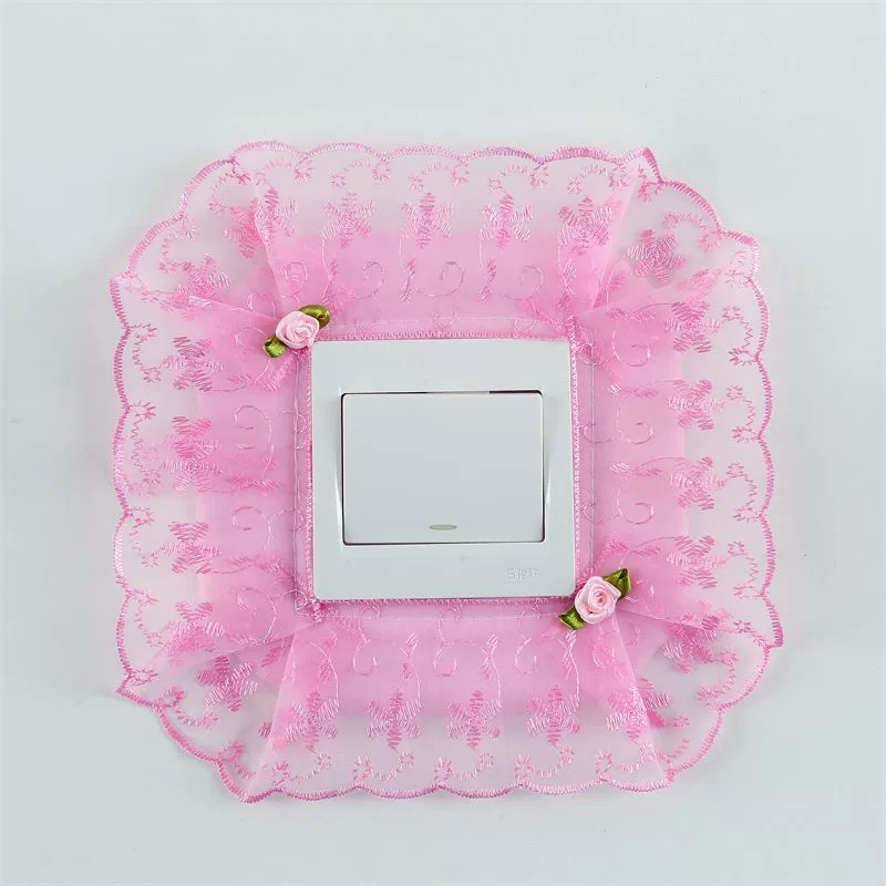 Cloth, switch key, creative protective case on wall