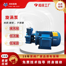 漩涡泵W型不锈钢304高压3KW离心耐腐蚀防爆1W-2.5-12单级悬臂式旋