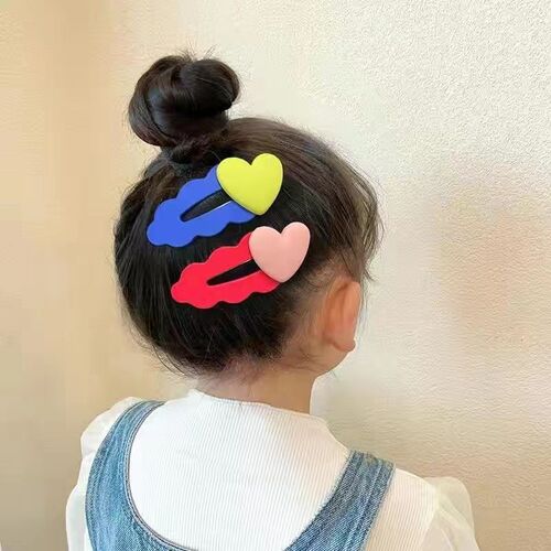Children's hair clip bb clip little girl hair clip for big, medium and small children, bangs flyaway clip, Kuromi hair clip, versatile baby hair clip