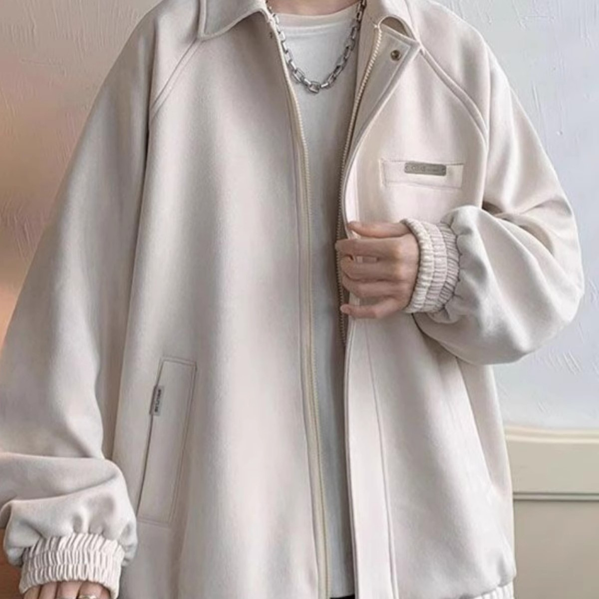 Chaqueta de gamuza informal suelta para jóvenes de Xianchuan