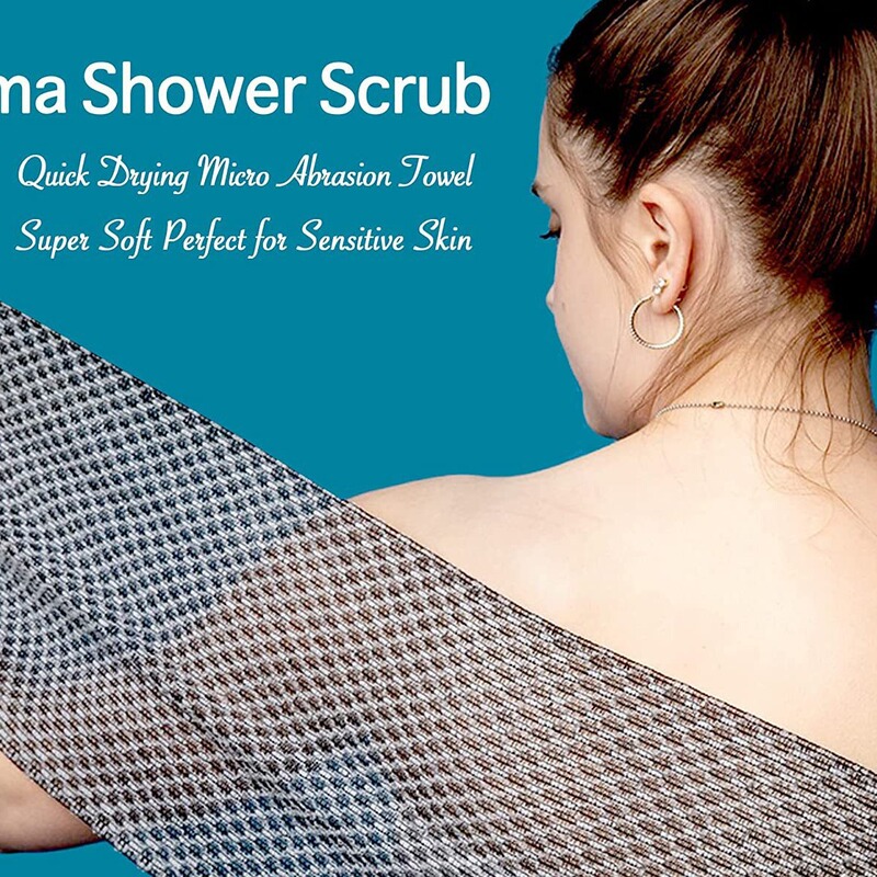 Exfoliating Towel Face and Body Scrub Towel Japanese Style Exfoliating Towel Carbon Fiber for Exfoliating Exfoliating Towel Face and Body Scrub Towel Japanese Style Exfoliating Towel Carbon Fiber for Exfoliating