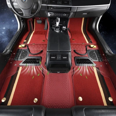 17-20 Dongfengguang Honda Crown Roadurv Floor Mats 36 Full Coverage Floor Rubber Mats Car Special Floor Mats (Ayaqaltılar (Kovriklər)) - martha-red-double-layer