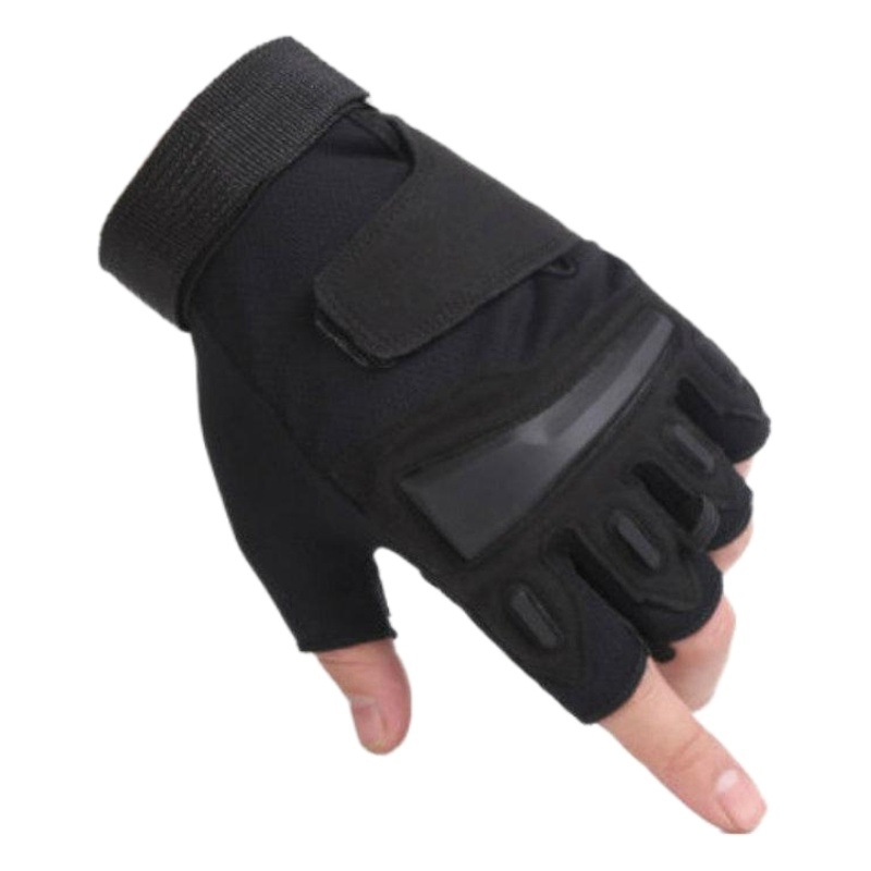 Guantes tácticos hombres y mujeres montando fitness deportes negro águila falta dedo medio dedo Fuerzas Especiales montañismo al aire libre antideslizante resistente al desgaste
