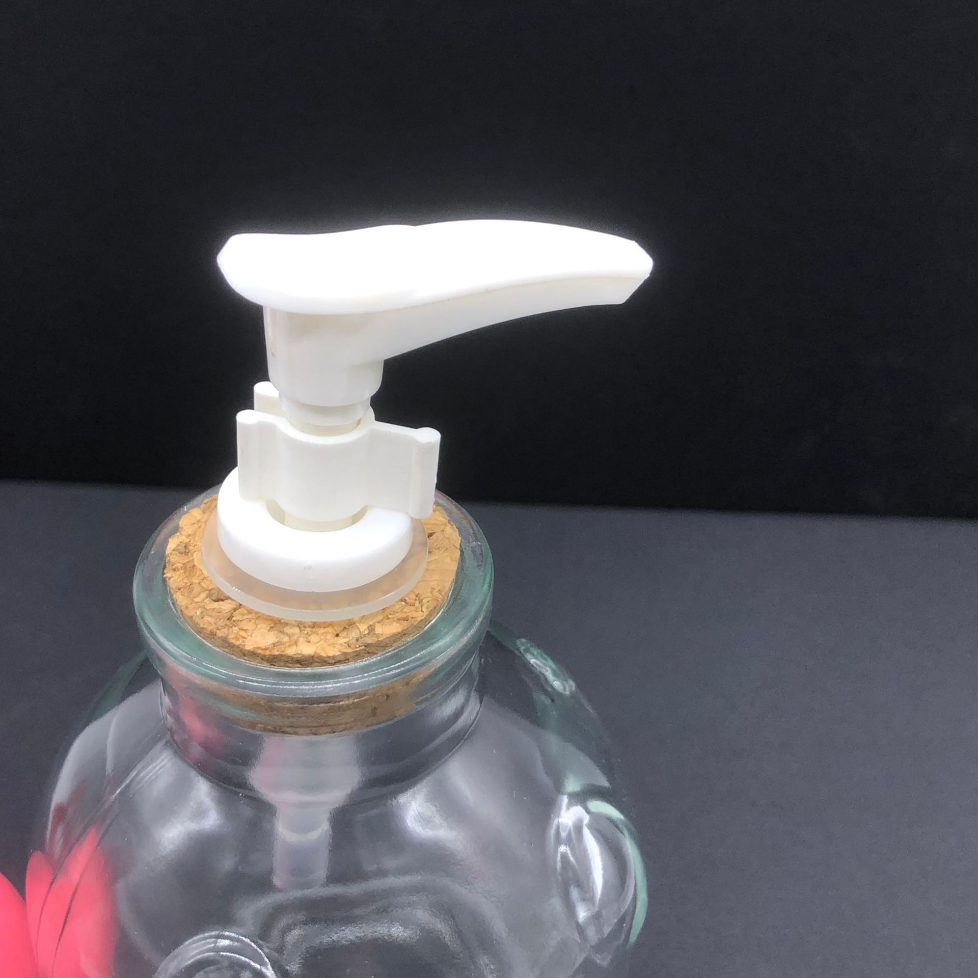 新款章鱼玻璃分装瓶290ml可爱分装瓶家用洗发水沐浴露洗手液 泵头