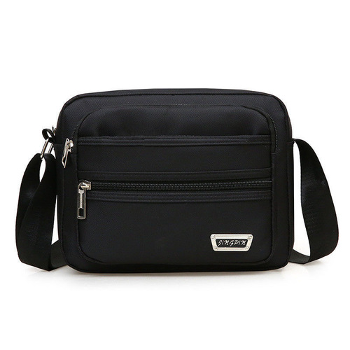 Business bag men and women nylon wallet canvas shoulder bag crossbody bag oxford cloth bag Korean style crossbody bag