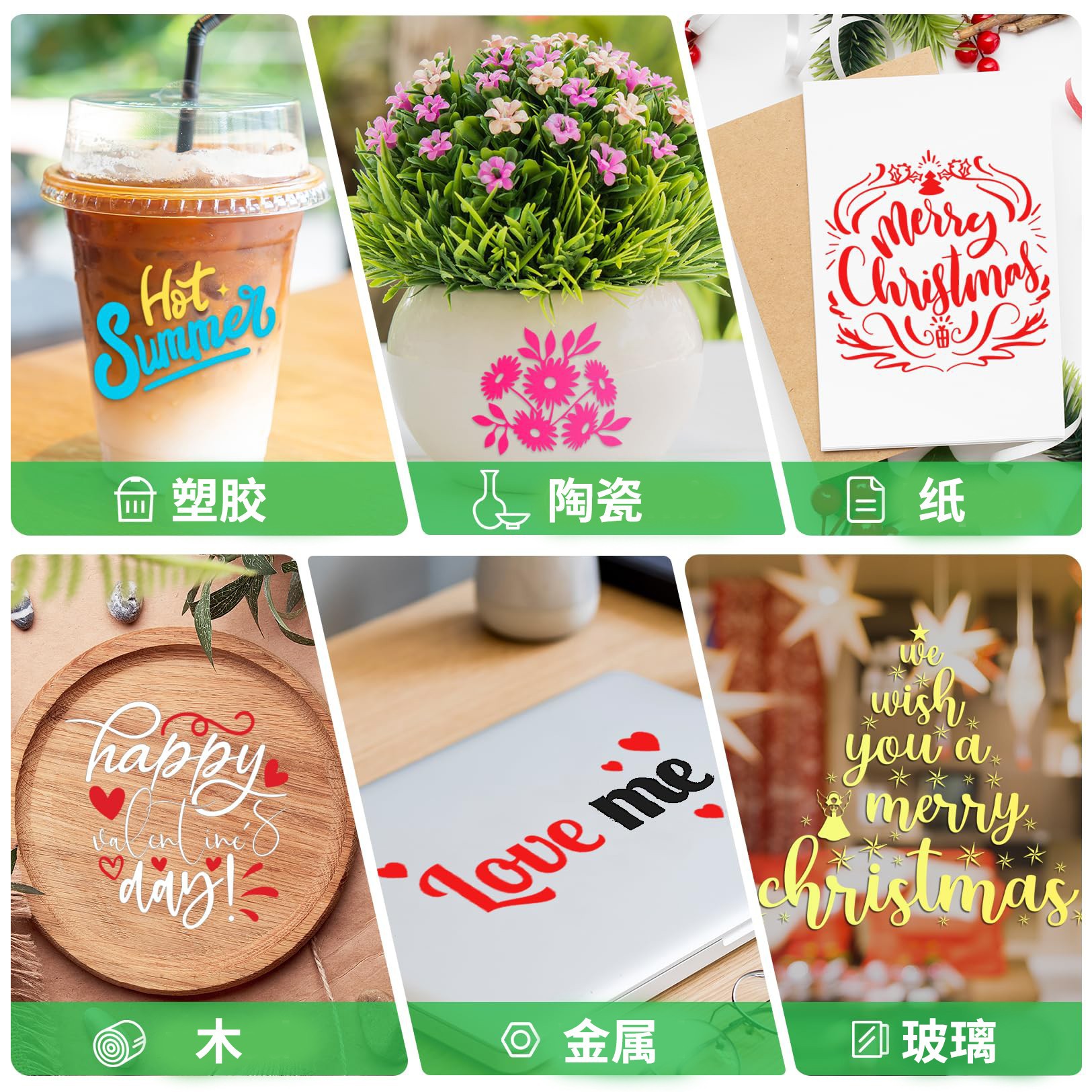 Película de grabado Karving, superficie lisa y mate, adhesivo de color sólido vinyl, adecuado para cricut, silhouette, etc.