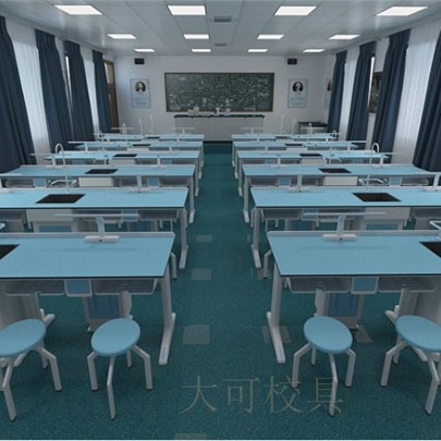 中小学生物化学实验桌解剖显微镜实验室操作台科学教室学生试验桌