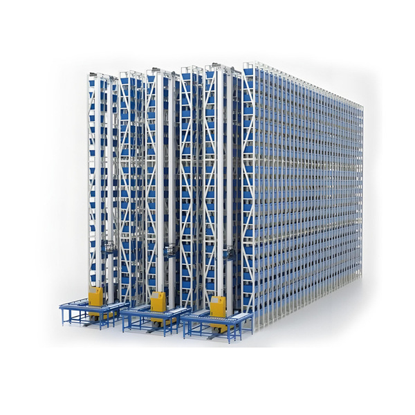 Automated three-dimensional warehouse shelf storage system storage…