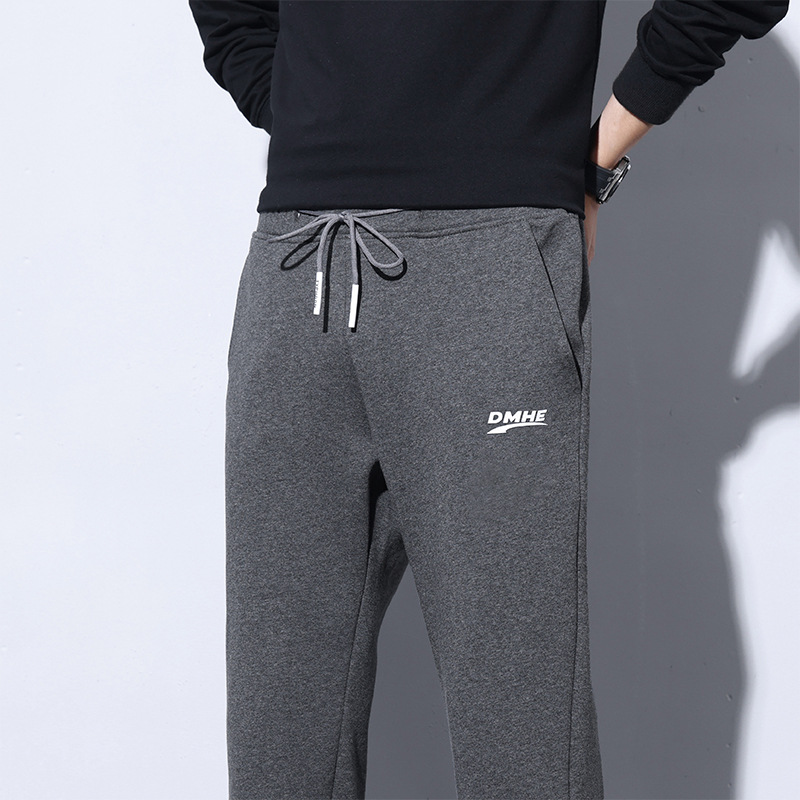 Slim fit adelgazamiento pantalones casuales cómodos de los hombres sueltos elásticos pantalones largos de los hombres de moda de todos los partidos rectos pantalones deportivos hombres