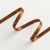 Ribbon double-sided solid color 1CM [coffee]