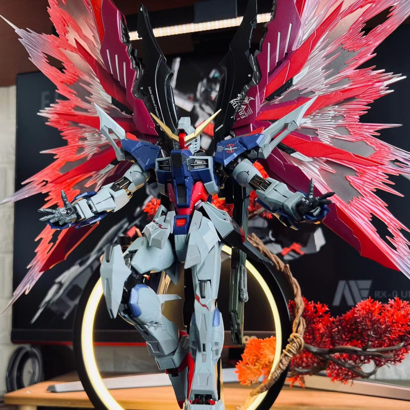 大班拼装机甲模型国产独角兽玩具手办命运强袭自由红异端高达|undefined