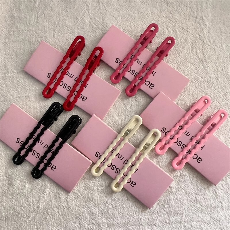 6cm Narrow Wavy Hair Clip, 5cm Wide Wavy Hair Clip, Glossy Macaron Color Round Hair Clip, Duckbill Clip, Bobby Pin, Bangs Clip 6cm Narrow Wavy Hair Clip, 5cm Wide Wavy Hair Clip, Glossy Macaron Color Round Hair Clip, Duckbill Clip, Bobby Pin, Bangs Clip