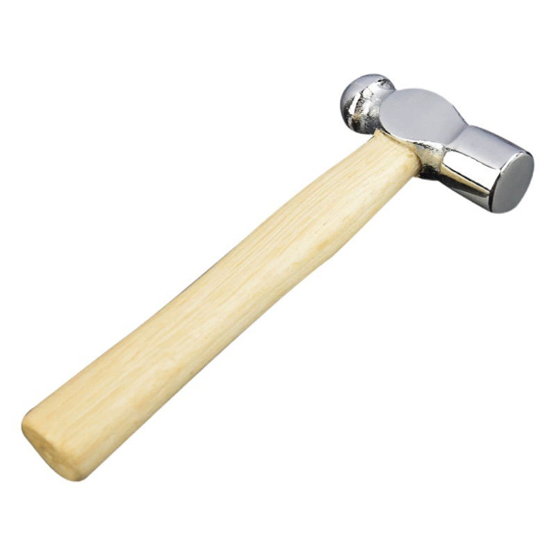 Прямые поставки с фабрики, оптовая покупка с поддержкой, молоток с круглой головкой, молоток с молочной головкой, хромированный молоток с круглой головкой и деревянной ручкой