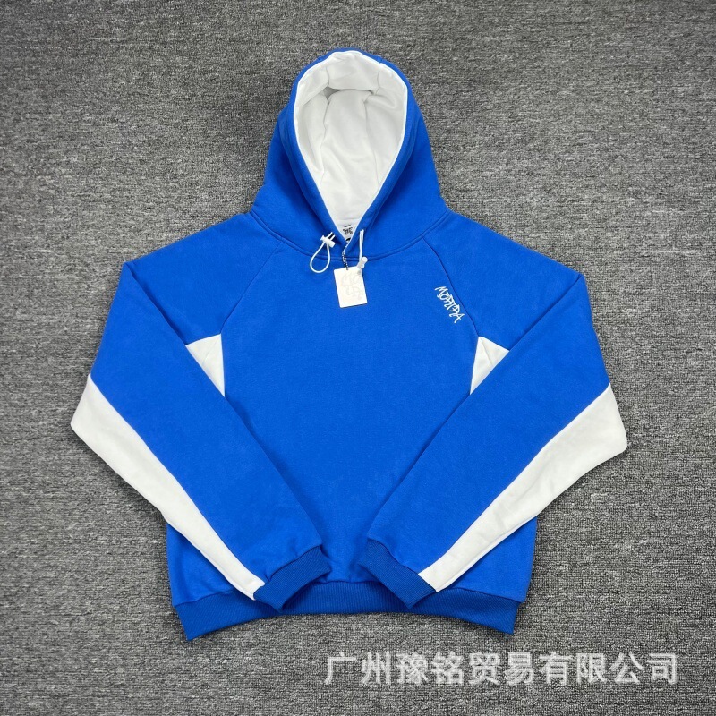 欧美高街秋冬新款美式时尚潮流宽松休闲字母刺绣连帽卫衣卫裤男女|undefined