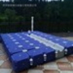 Factory direct water wharf pontoon bridge motorboat speedboat yacht berth cage culture platform