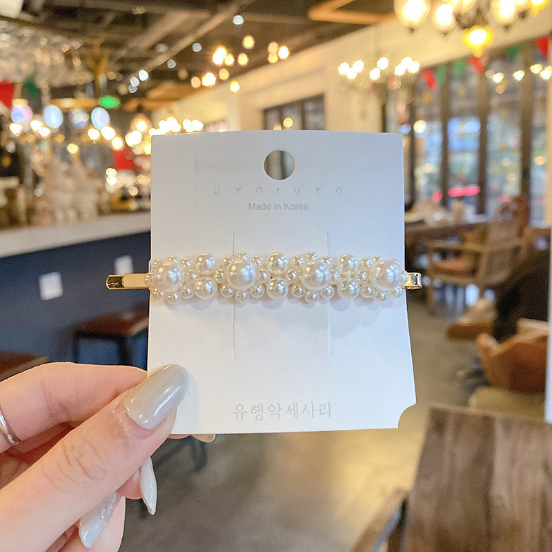 41#B gold small four pearls @.