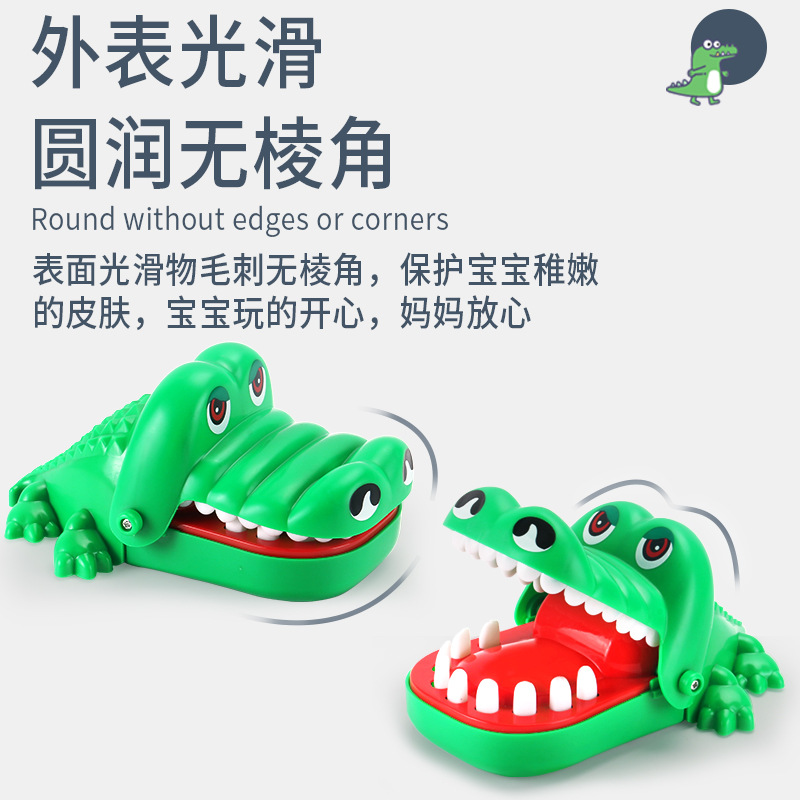 Dedo de mordida boca grande juguete cocodrilo dinosaurio gigante dedo de mordida tiburón hechizo juguetes de reducción de estrés para niños mayorista