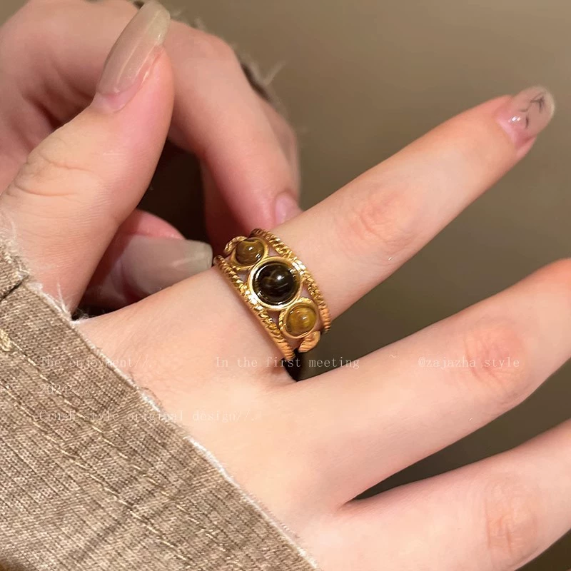 Кольцо-фокус One-Size Fashion Ring, светлая роскошь высокого качества дизайн, множество цветовых кодов (серия JZ)