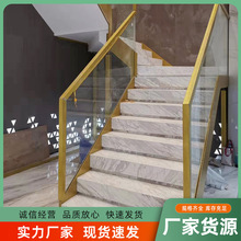 生产厂家批发楼梯室内楼梯家用loft公寓跃层楼梯双梁玻璃