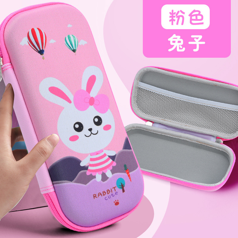 지지에 [천] 2 층에 3D 핑크 토끼