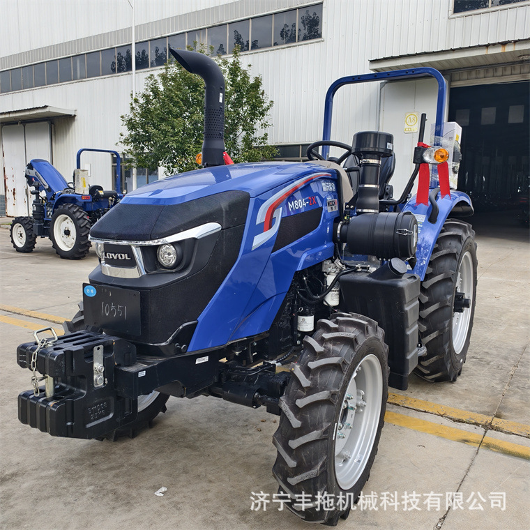 Lovol 804-2X Four-Wheel Tractor with Bridge-Type Sealed Front Axle and Shuttle Shift, Multifunctional Tractor Lovol 804-2X Four-Wheel Tractor with Bridge-Type Sealed Front Axle and Shuttle Shift, Multifunctional Tractor