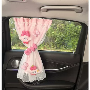 Car window sunshade curtain, in-car sun protection curtain, car-mounted privacy curtain for baby sleeping, front and rear row track-type