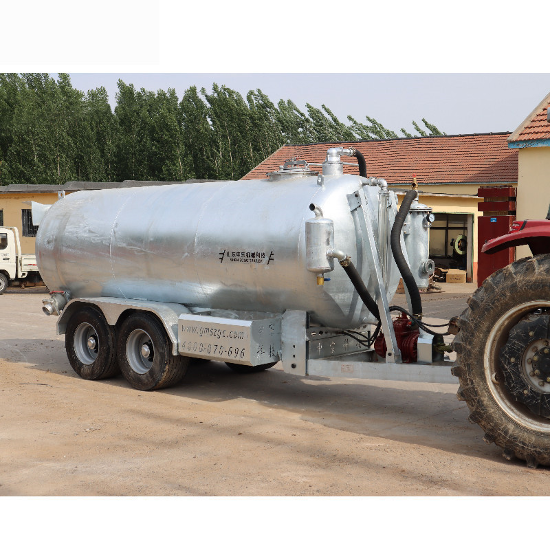 施肥拖车 10吨沼渣沼液罐拖车 污水罐拖车 园林洒水车 肥料拖车