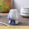 Blue and white