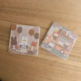 米菲小兔子杯垫防烫隔热餐垫日式卡通可爱马克杯杯垫