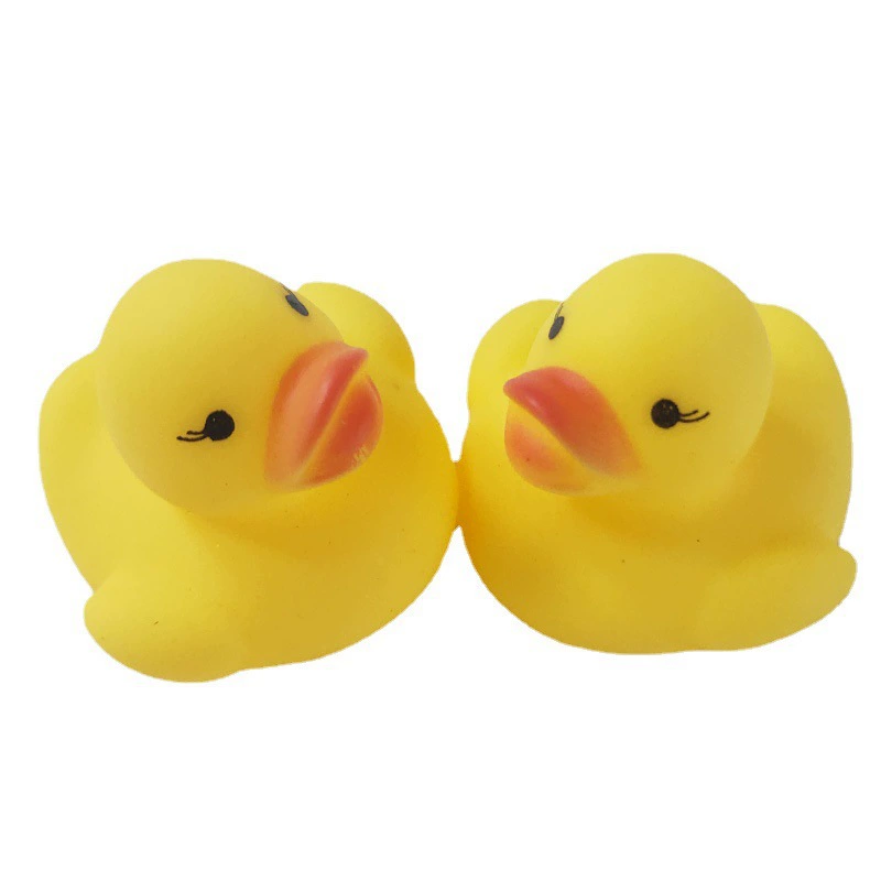 Ванная игрушка (B.Duck) резиновая уточка, пищащая игрушка для ванны и бассейна, маленькая 6.44×5.36×3.54 см