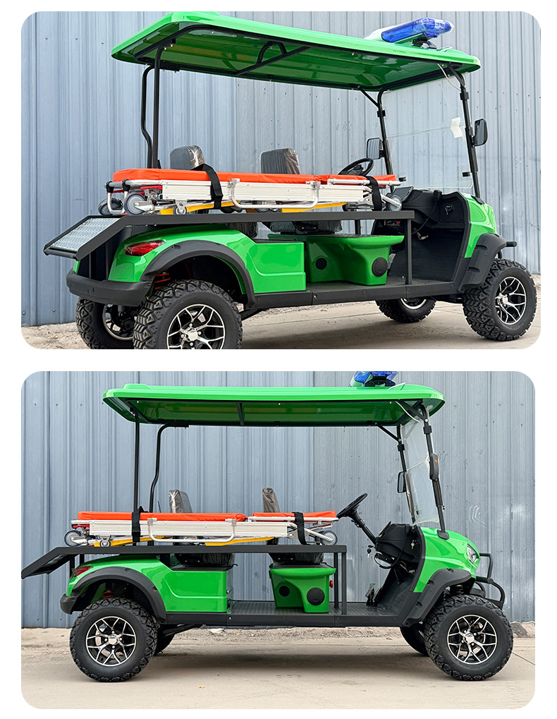 Electric Golf Cart, Golf Course Special Vehicle, Four-Wheel 2-Seat Stretcher, Scenic Spot Sightseeing Vehicle, B&B Shuttle Vehicle, Sightseeing Vehicle