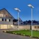 Wild Wolf second generation integrated solar street lamp municipal road lighting intelligent induction LED highlight road lamp holder