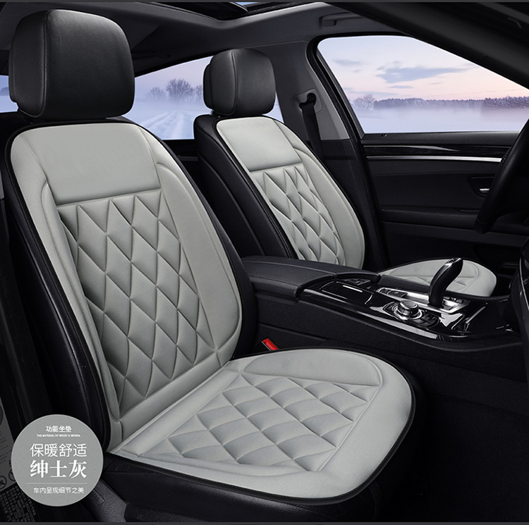 Car Heated Seat Cushion Winter Warm Electric Heated Seat Cushion Car Seat Heating Pad Car 12V Universal Seat Cushion