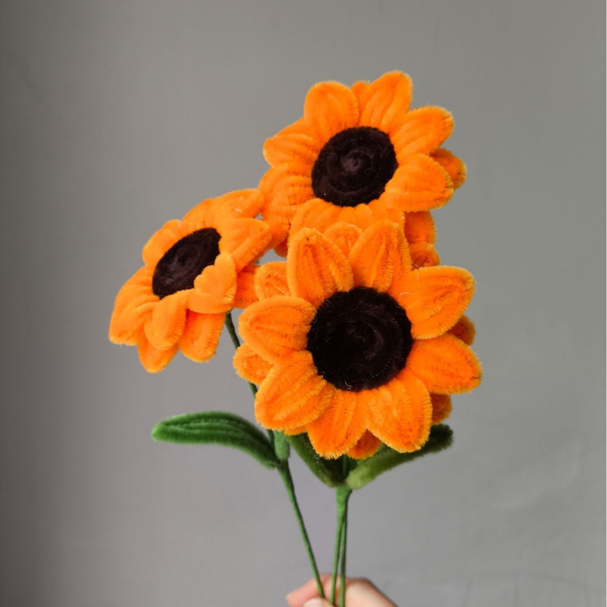 Ramo de girasol superdenso terminado Día del maestro Regalo de graduación de girasol creativo para compañeros de clase y maestros