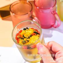 雨点杯六件套两件套彩虹杯水晶杯玻璃杯四件套会销珠宝礼品杯变色