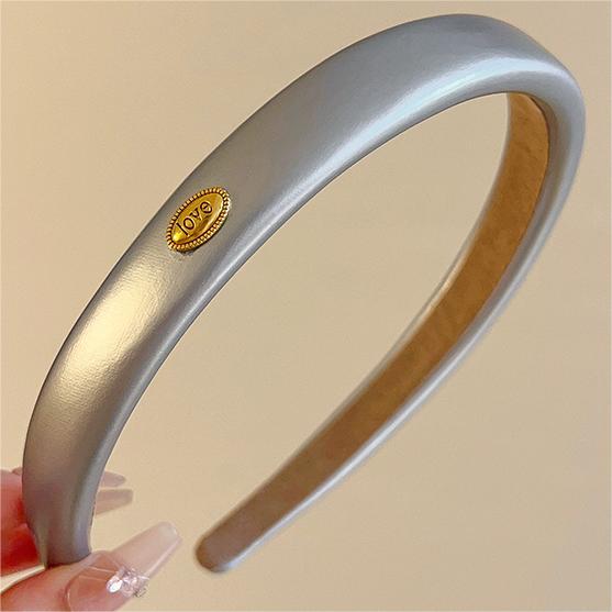 Alta calidad, lujo ligero, pequeña esponja fresca, diadema de color fino, venta al por mayor para mujer, paquete de pelo superior de cráneo alto, horquilla de lavado de cara de verano