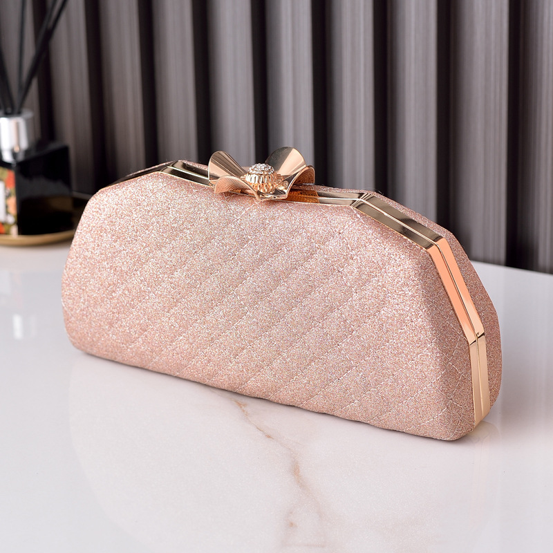 2023 nuevo rombo bolso de noche de moda europea y americana bolsa de banquete de alta calidad incrustado en diamantes bolsa cheongsam clucth bolsa