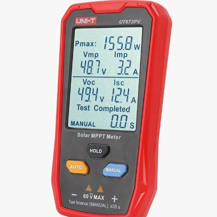UNI-T优利德光伏组件功率测试仪/太阳能板MPPT峰值电压电流UT673P